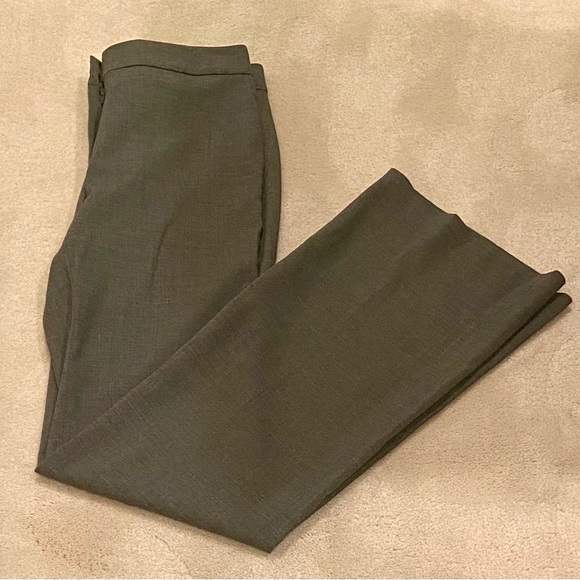 NWT BCBGMAXAZRIA Slim Flare Wool Blend Dress Pants - Picture 8 of 16